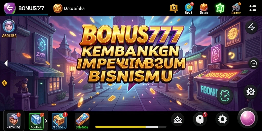 Screenshot gameplay BONUS777 yang menunjukkan aksi Tycoon yang mendebarkan.