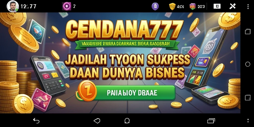 Tampilan grafis CENDANA777 yang memukau dengan gameplay Tycoon.