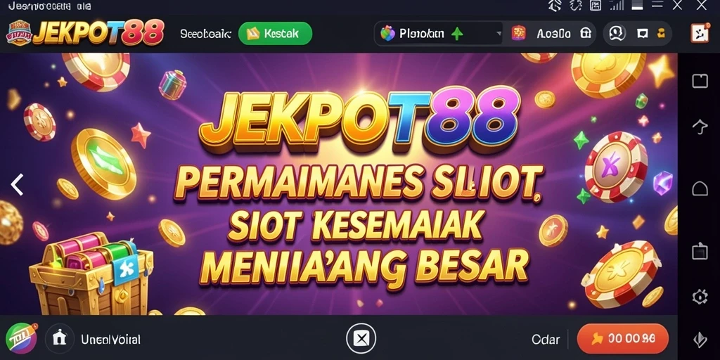 Tampilan gameplay JEKPOT88 yang menarik dan menawan.