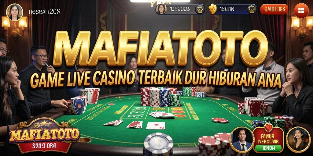 Tampilan gameplay MAFIATOTO dengan dealer langsung yang interaktif.