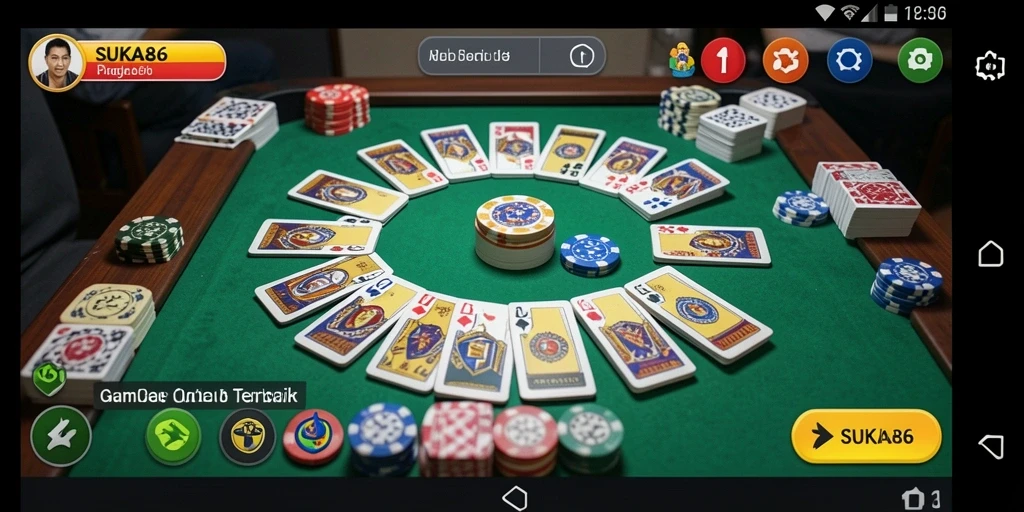 Screenshot gameplay seru dari game Gaple SUKA86.